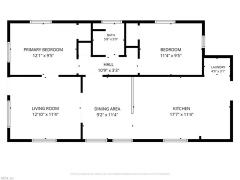 Floorplan - 3125 Dunkirk Ave, Norfolk, VA 23509 photo 1 of 1