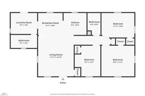 Floorplan - 2417 Juniper St, Norfolk, VA 23513 photo 1 of 1