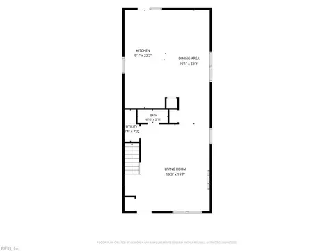 Floorplan - 1304 West Ave, Hampton, VA 23669 photo 1 of 3