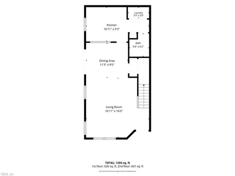 Floorplan - 1528 Hambledon Loop, Chesapeake, VA 23320 photo 1 of 2
