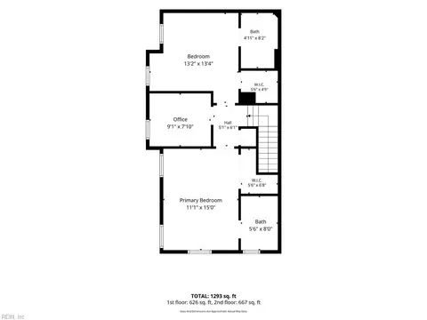 Floorplan - 1528 Hambledon Loop, Chesapeake, VA 23320 photo 2 of 2