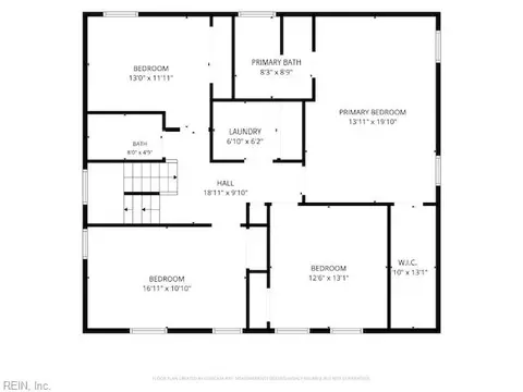 Floorplan - 186 Avon Rd, Hampton, VA 23666 photo 2 of 3