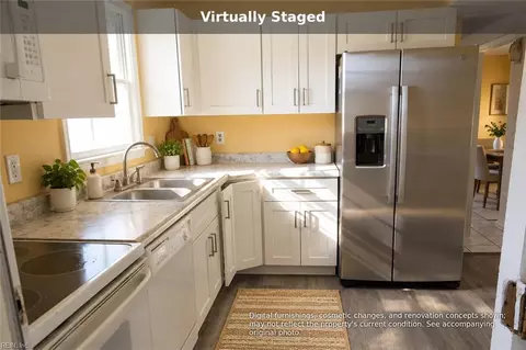 Kitchen - 118 Harris Creek Rd, Hampton, VA 23669 photo 2 of 2