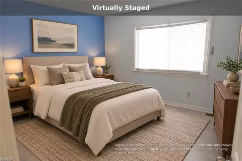 Bedroom - 118 Harris Creek Rd, Hampton, VA 23669 photo 5 of 5