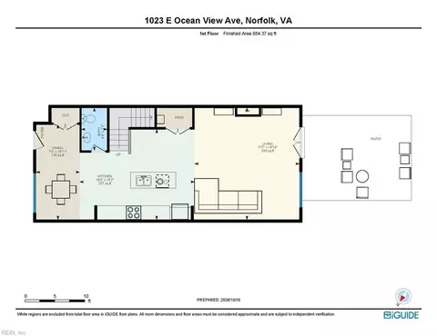 Floorplan - 1023 E Ocean View Ave, Norfolk, VA 23503 photo 2 of 5