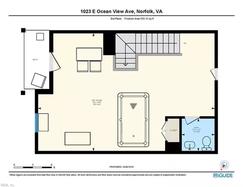 Floorplan - 1023 E Ocean View Ave, Norfolk, VA 23503 photo 4 of 5