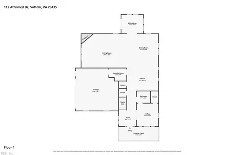 Floorplan - 112 Affirmed Dr, Suffolk, VA 23435 photo 1 of 3