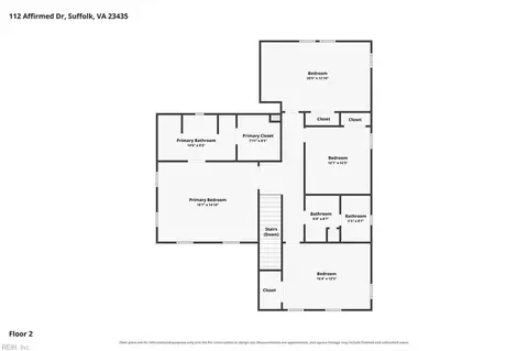 Floorplan - 112 Affirmed Dr, Suffolk, VA 23435 photo 2 of 3