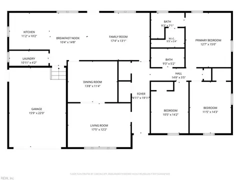 Floorplan - 1637 While Ln, Norfolk, VA 23518 photo 1 of 1