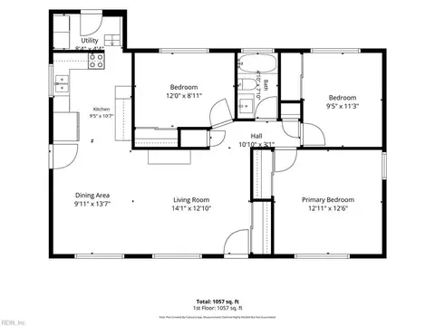 Floorplan - 803 Lemaster Ave, Hampton, VA 23669 photo 1 of 2