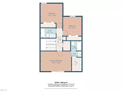 Floorplan - 69 Summer E, Williamsburg, VA 23188 photo 2 of 3