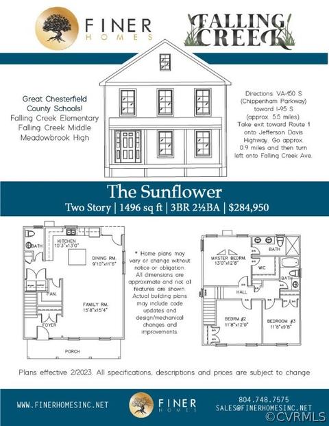 2618 Falling Creek Ave, Ampthill, VA 23234