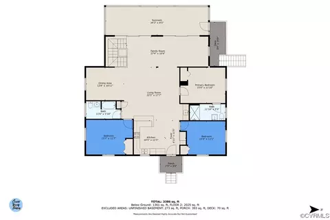 Floorplan - 333 Peake Rd, Weems, VA 22576 photo 2 of 3