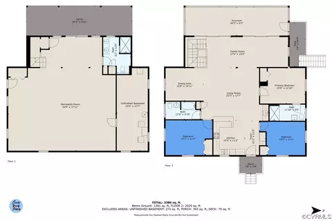 Floorplan - 333 Peake Rd, Weems, VA 22576 photo 3 of 3