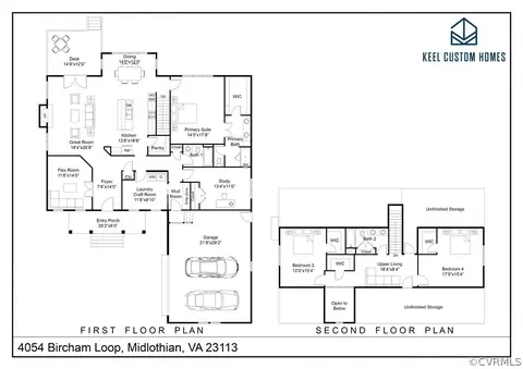 Floorplan - 4054 Bircham Loop, Midlothian, VA 23113 photo 1 of 1