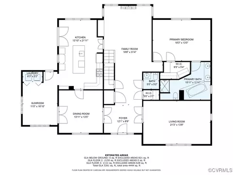 Floorplan - 6306 W Branch Rd, Midlothian, VA 23112 photo 1 of 3