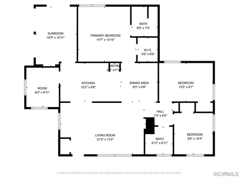 Floorplan - 906 Whitehead Rd, Richmond, VA 23225 photo 1 of 1