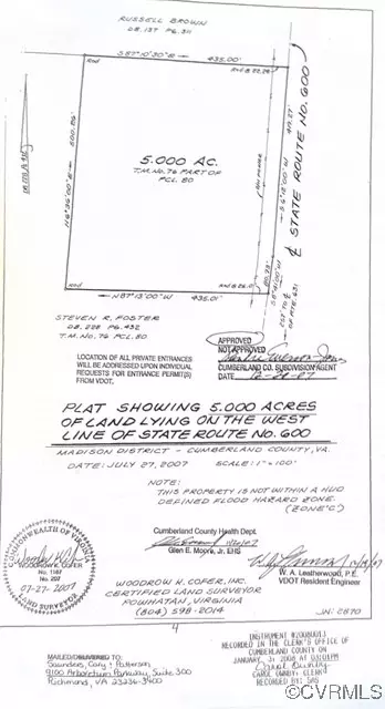 0 Stoney Point Rd, Cumberland, VA 23040