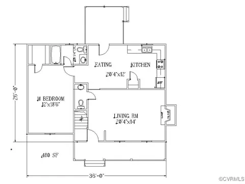 Floorplan - 11615 Jerusalem Plank Rd, Waverly, VA 23890 photo 1 of 2