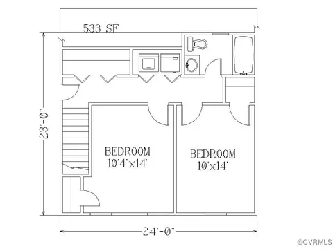 Floorplan - 11615 Jerusalem Plank Rd, Waverly, VA 23890 photo 2 of 2