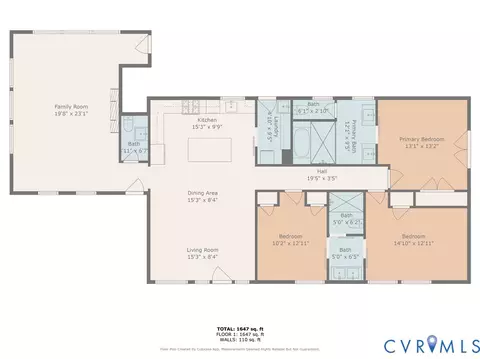 Floorplan - 113 Rappa Run Rd, Topping, VA 23169 photo 1 of 1