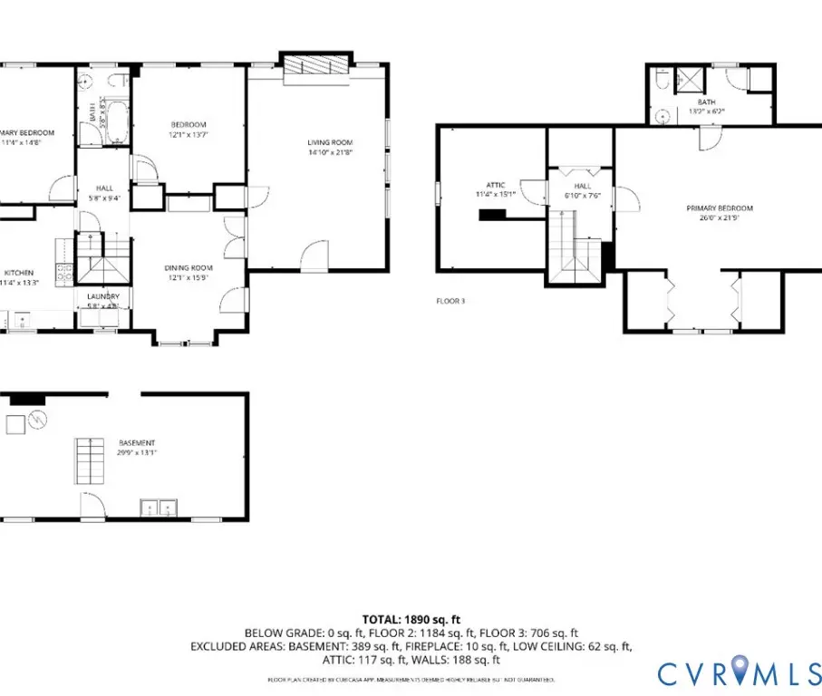 Floorplan - 145 Carroll Ave, Colonial Heights, VA 23834 photo 1 of 1