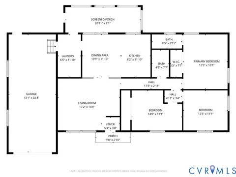 Floorplan - 927 E Courthouse Rd, Blackstone, VA 23824 photo 1 of 1