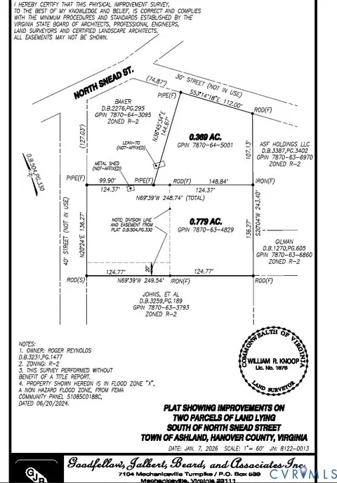 0 N Snead St, Ashland, VA 23005