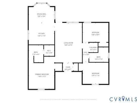 Floorplan - 7045 Tranquility Ln, Sutherland, VA 23885 photo 1 of 1
