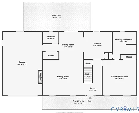Floorplan - 4022 Evelake Rd, Richmond, VA 23237 photo 1 of 2