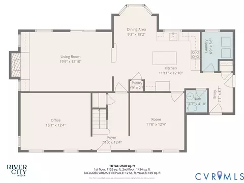 Floorplan - 347 Rossmere Dr, Midlothian, VA 23114 photo 1 of 3