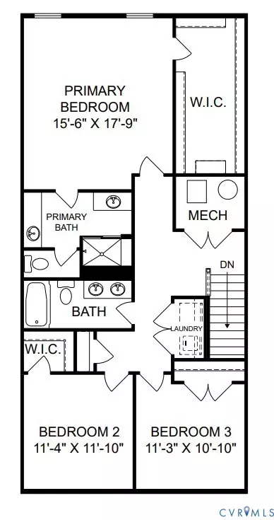 Floorplan - 247 Brattice Loop, Midlothian, VA 23114 photo 3 of 3