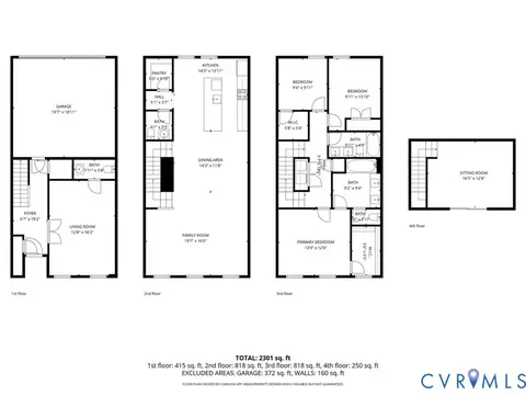 Floorplan - 412 Quiet Breeze Aly, Midlothian, VA 23113 photo 1 of 1