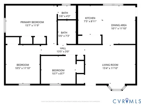 Floorplan - 2980 Three Chopt Rd, Gum Spring, VA 23065 photo 1 of 1