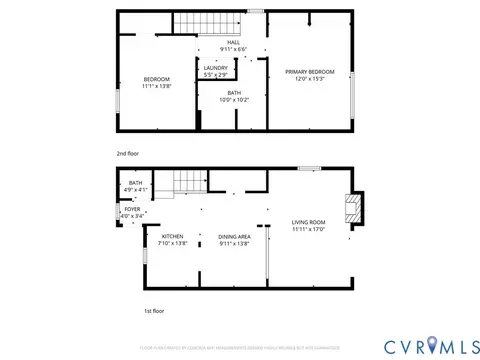 Floorplan - 11915 W Briar Patch Dr, Midlothian, VA 23113 photo 1 of 1