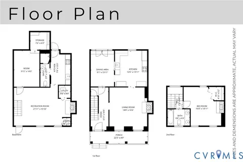 Floorplan - 2513 E Grace St, Richmond, VA 23223 photo 1 of 1
