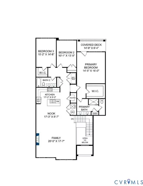 Floorplan - 4118 Ebbies Xing, Midlothian, VA 23112 photo 1 of 1