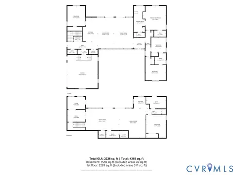 Floorplan - 3601 Leonards Ln, Sutherland, VA 23885 photo 1 of 1