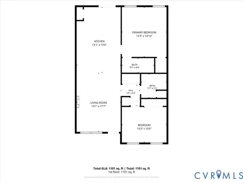 Floorplan - 2000 Kennington Park Rd, Aylett, VA 23009 photo 1 of 1