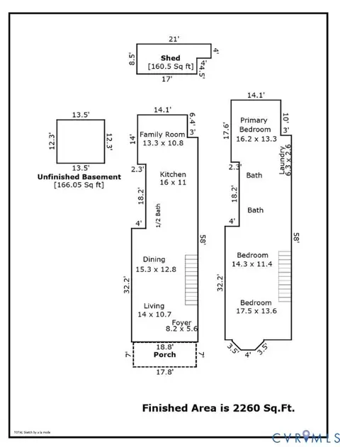 Floorplan - 2221 Stuart Ave, Richmond, VA 23220 photo 1 of 1