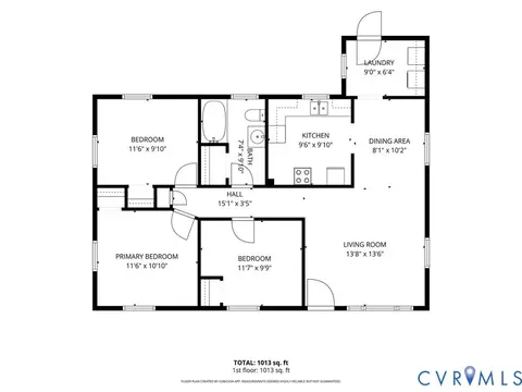 Floorplan - 32 E Gray St, Sandston, VA 23150 photo 1 of 1