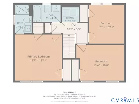 Floorplan - 5800 Mill Spring Ln, Midlothian, VA 23112 photo 3 of 3