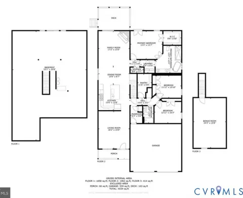 Floorplan - 199 Gibson St, Bumpass, VA 23024 photo 1 of 3