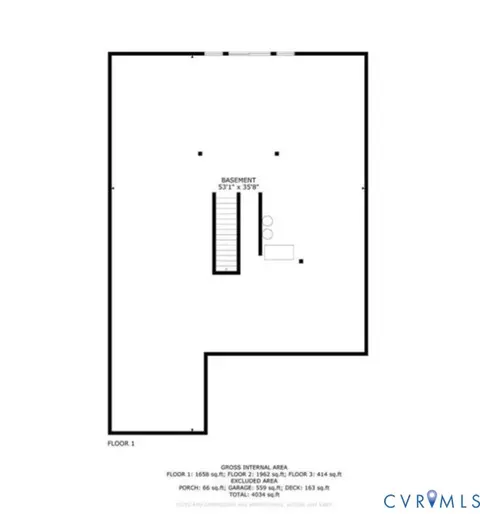 Floorplan - 199 Gibson St, Bumpass, VA 23024 photo 3 of 3
