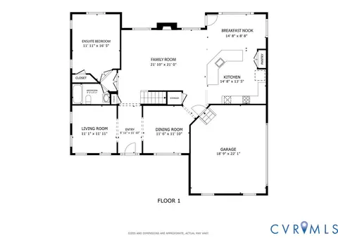 Floorplan - 14100 Rigney Dr, Midlothian, VA 23113 photo 1 of 2