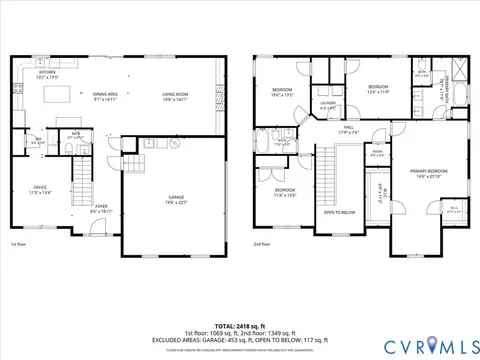 Floorplan - 7065 Kenthurst Rd, Lanexa, VA 23089 photo 1 of 1