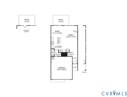 Floorplan - 17312 Elixir Ct, Moseley, VA 23120 photo 1 of 3