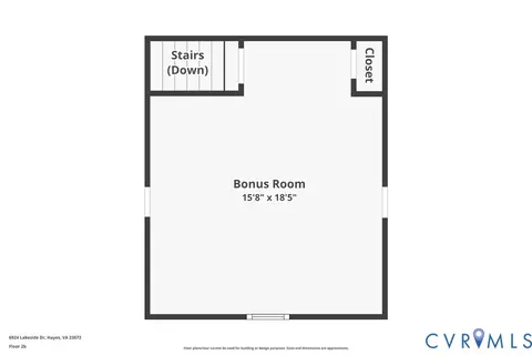 Floorplan - 6924 Lakeside Dr, Hayes, VA 23072 photo 3 of 3