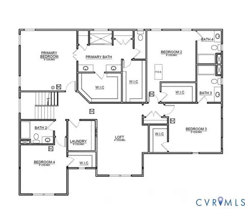 Floorplan - 18112 Copper Fox Loop, Moseley, VA 23120 photo 2 of 2