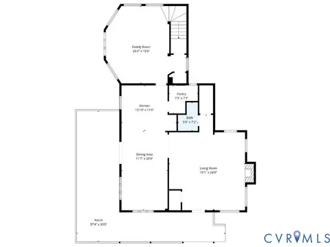 Floorplan - 2556 Ridge Rd, Powhatan, VA 23139 photo 1 of 3